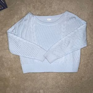 Light Blue Knit Sweater